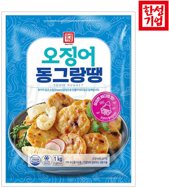 한성 오징어동그랑땡1kg한성, 1개, 1kg