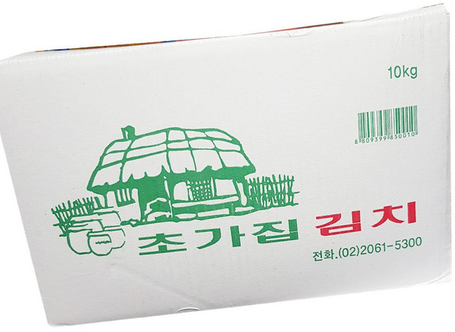 초가집 포기 김치 냉장 10kg 업소용 절임, 1개