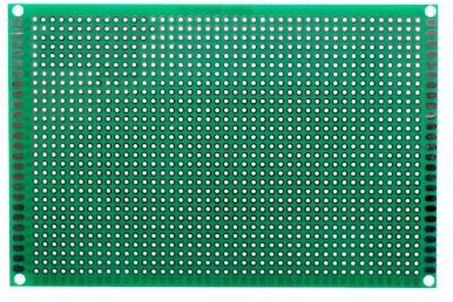 PCB 단면 만능기판 8X12CM 2.54mm, 1개