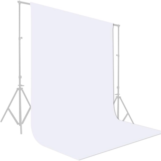 VEIDADZ 스탠다드 촬영용 배경천, 1개, 백색 배경천 2*3m