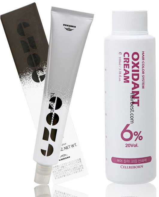 밀본 에노그 컬러 염색약 1제 80g+2제 100ml, 클리어 Clear, 1개