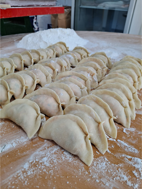 [원주엄마손만두] 엄마가 빚은 수제 만두 맛집 택배, 900g, 2개, 땡초만두
