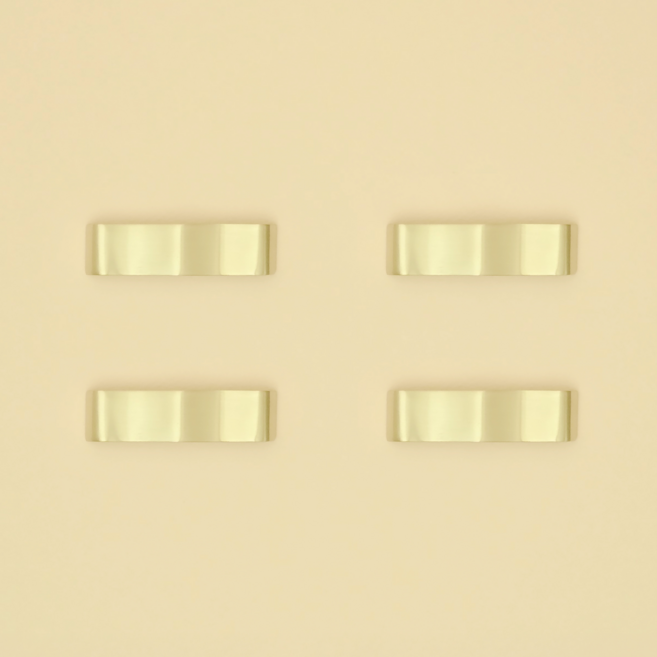 [유기담] 방짜유기 수저받침 세트, 4개