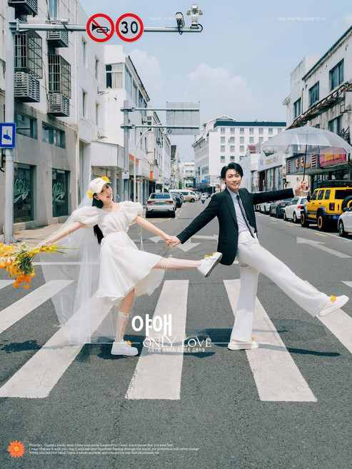 미소샵 웨딩촬영커플룩 시밀러룩 웨딩커플룩 커플룩, 프리사이즈, 1개, 여성 단품 모자 양말 포함 55