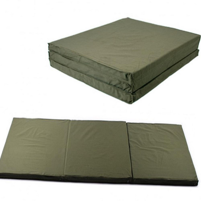 접이식 매트리스 3단 국산 1인 군용 캠핑 손님용 바닥 토퍼 매트