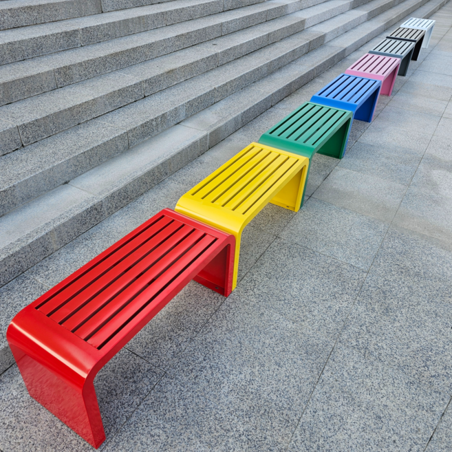 인테리어 철제 야외 벤치 (120cm)