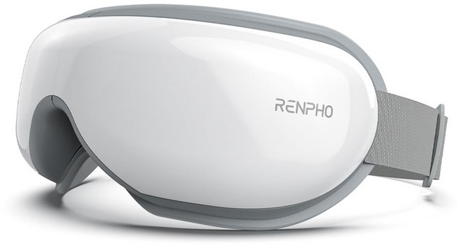 <RENPHO 한국본사> 렌포 눈마사지기 무선 온열 눈찜질기 아이리스 EM001, 1개, 화이트, 1개, EM001-WH