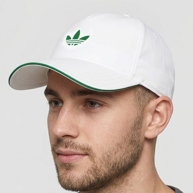 아디다스 남여공용 데일리 캡모자 야구모자 테니스 골프 등산 트레이닝 자외선 차단 통기성 좋은 스포츠 볼캡, 화이트, 1개