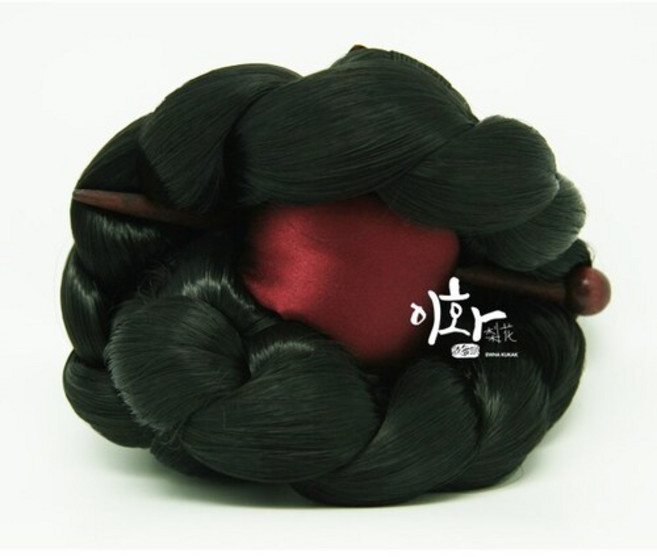 일반 쪽머리 한국무용 인조 돌잔치 혼주 셀프 웨딩 공연용 소품 제작 가채 이화