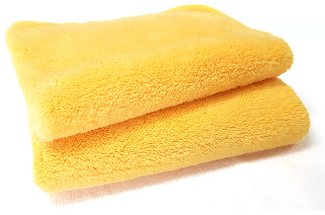 극세사 부드럽고 포근한 포그니 핸드타올 30x40 카페행주 주방타올 손타월 키친타올, 1개, 노랑
