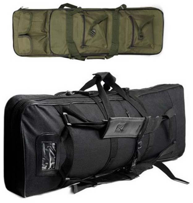 스나이퍼 건케리어 롱타입 건케이스 서바이벌 게임 밀리터리 대형 가방 다기능 보관함 총기 활 낚시 보관 전술가방 밀리터리 악세사리 제이템팩토리, 블랙, 1개