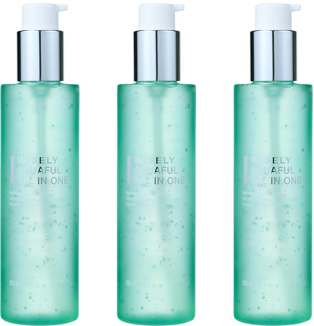 와이즐리 아쿠아풀 올인원 포맨, 3개, 200ml