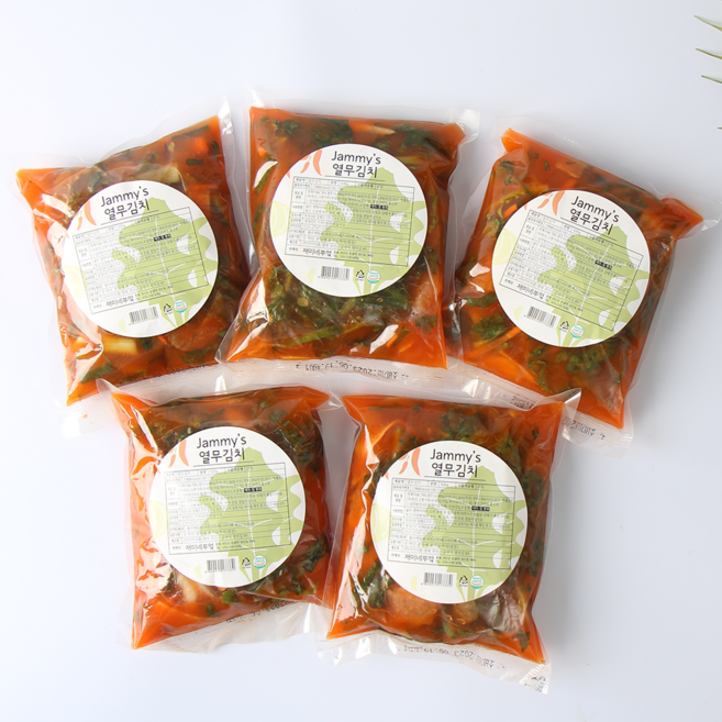 간편 소포장 열무김치 열무국수용 열무물김치, 500g, 10개