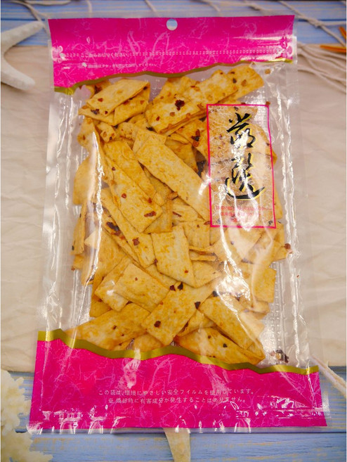 宜蘭山嵐 大田海洋麻辣切片 鱈魚風味零嘴, 1個, 90公克(全館99元即出貨), 90g