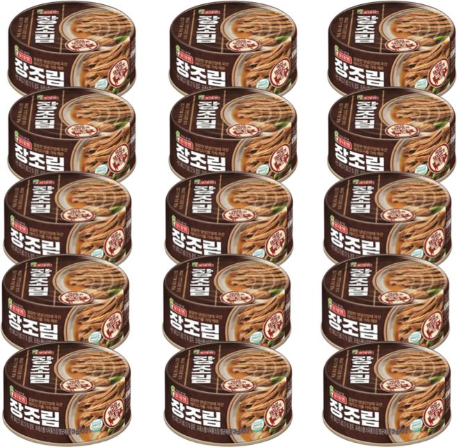 롯데웰푸드 장조림, 80g, 15개