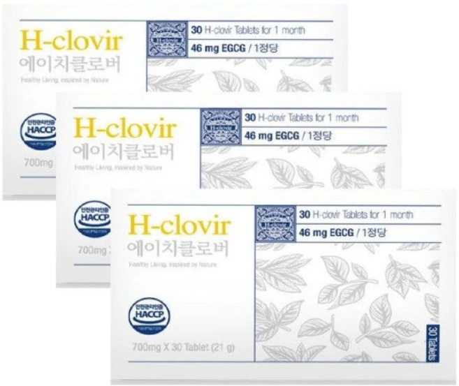 헤르메딕스 에이치클로버 30정 3박스 432478 - 쿠팡