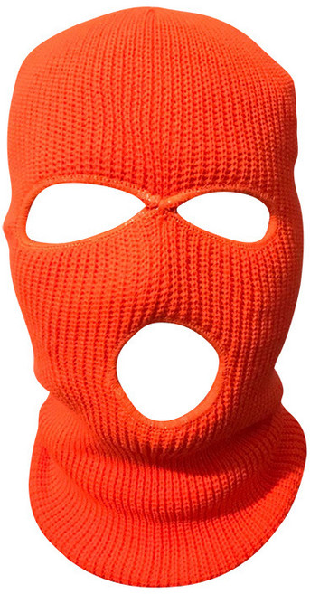 마미손 복면 마스크 라이딩 배달 얼굴 연말 파티 도둑 코스튬 분장 방한 워머, 오렌지, 1개