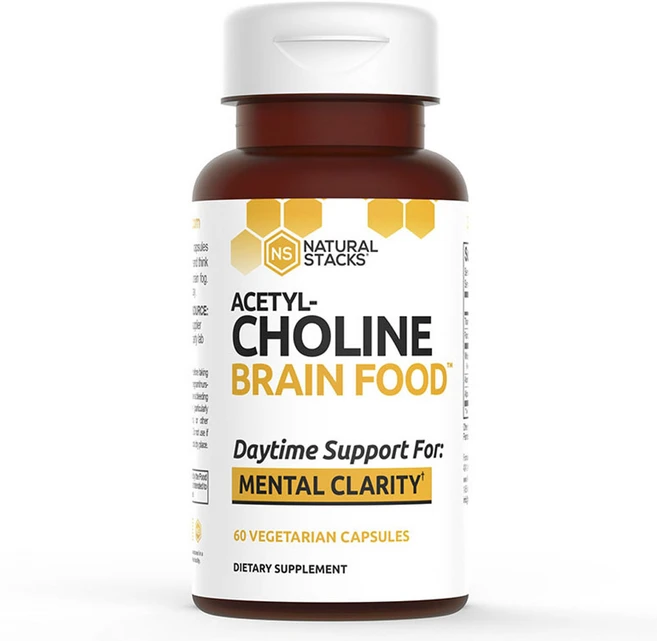내추럴스택스 아세틸-콜린 브레인 푸드 베지테리안 캡슐, 상품, 1개, 60정 - 쿠팡