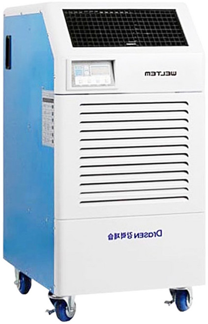 웰템 국산 산업용 업소용 공장 대용량 이동식 저온형 제습기 150L WPD-150H (+ 온도습도계 리드선 공기질측정기 무료 증정)