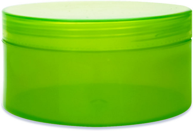 크림 300ml 화장품 공병 슬라임용기 원형 알로에 통 PP (리드포함), 10개, 그린