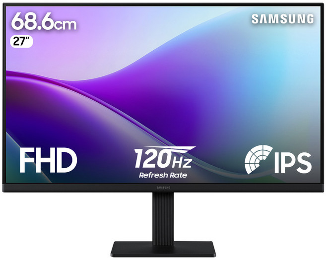 삼성 27인치 FHD IPS 27인치모니터, LS27F322GAKXKR, 68.6cm