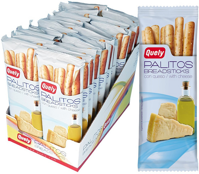 퀼리 치즈 브래드스틱 그리시니 와인안주과자, 50g, 22개