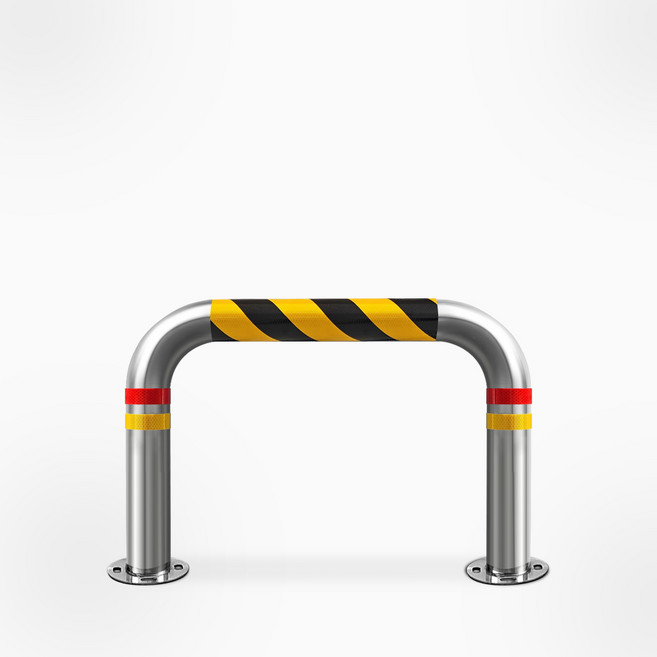 서진 [매립식 앙카식] 전기차 충전소 한전형 스텐 U자 볼라드 101파이 76파이 사선반사, 앙카식_101파이 x H600 x L900, 1개, 실버