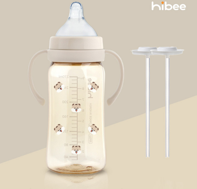 하이비 자기주도젖병 PPSU 270ml 젖병1P+젖꼭지1P+핸들1P+추타입2p or 간편타입2p, 핸들1p/간편타입2p/다람이샌드/젖꼭지 S(0개월), 1개