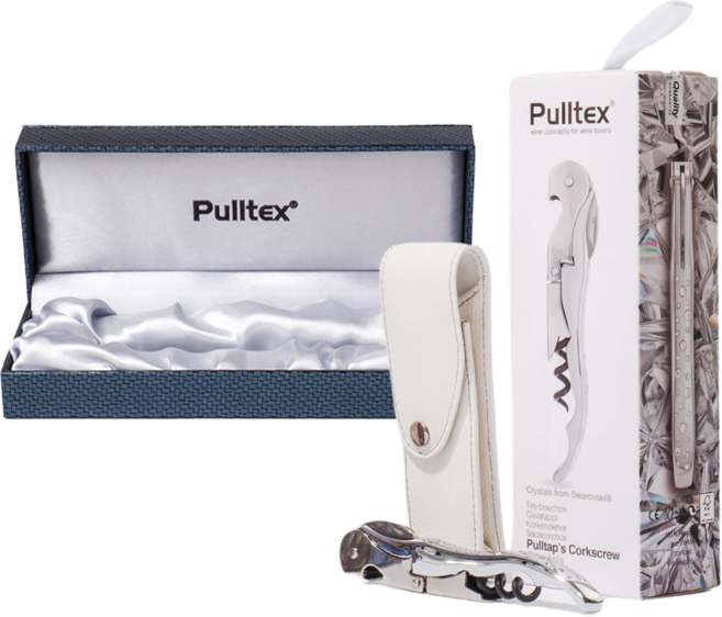 풀텍스 클래식 스와로브스키 크리스탈 핸들 코르크스크류 와인오프너, 1개, 크리스탈+프리미엄케이스
