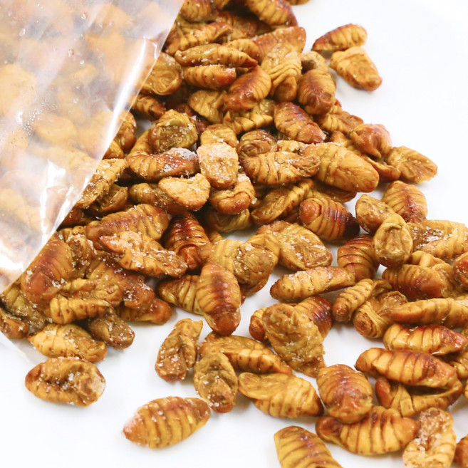 (주)서해 번데기 1kg 냉동번데기 주전부리 안주 추억의간식 간식 가정용 업소용