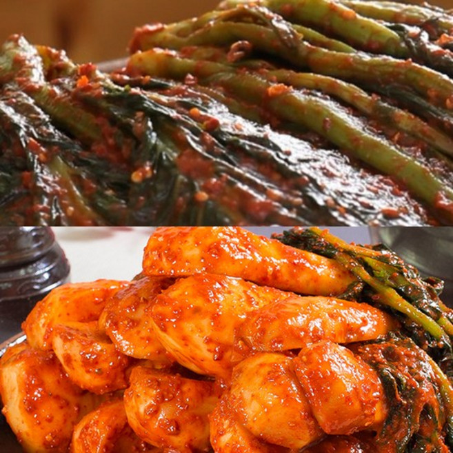 [웰빙촌] HACCP 인증 여수돌산갓김치2kg+알타리김치1kg, 1세트, 3kg