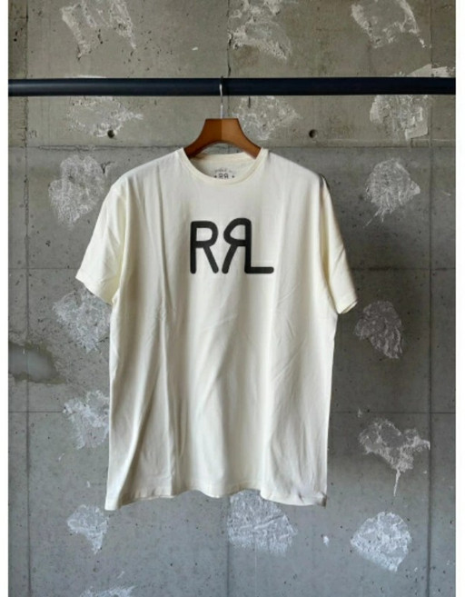 더블알엘 RRL 로고 저지 티셔츠 반팔티