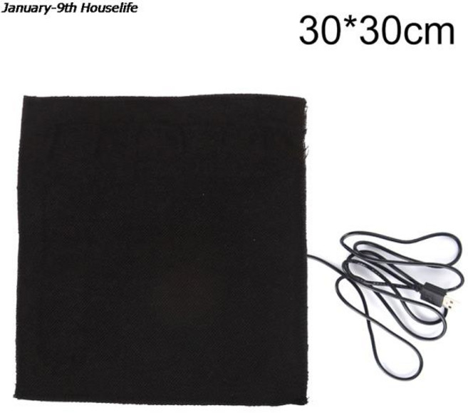 휴대용 USB 따뜻한 탄소 섬유 가열 패드 따뜻한 바디 발 겨울용 가열 플레이트 대형 30x30cm 15x20cm, 한개옵션2, 06 As Pic