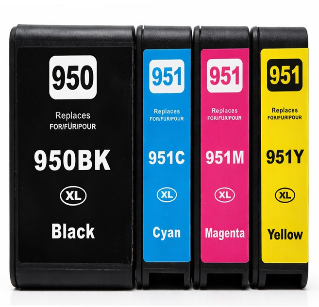 잉크아울렛 HP 950XL 951XL 호환잉크 세트 CN045AA CN046 CN047 CN048 OFFICEJET 8100 8600 8610 8640 호환잉크세트 4색세트, 1개, 에이치피 950/951 재생4색세트