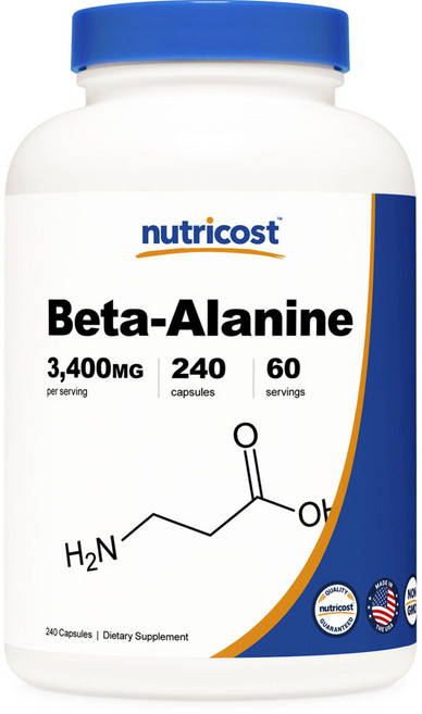 뉴트리코스트 베타-알라닌 3400mg 캡슐, 240정, 1개