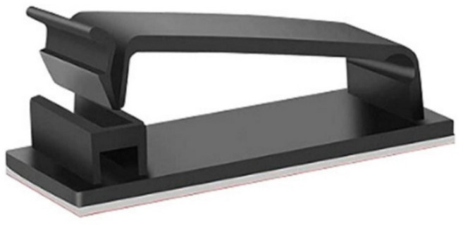 아이앤트 케이블 와이드 클립 전선 정리 고정 선 정리, 블랙, 20개