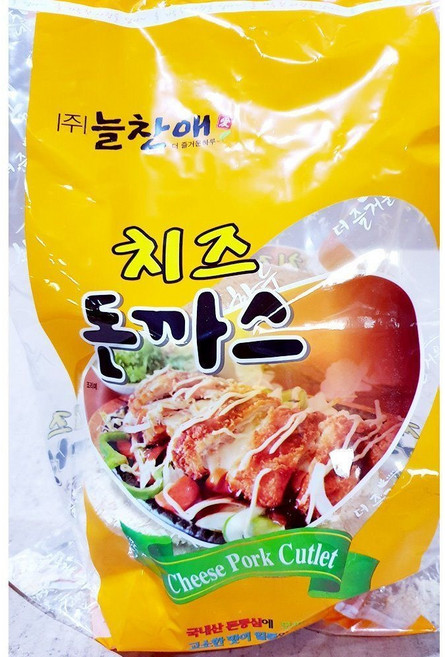 (매장정품) 늘찬애 코스트코 생 대용량 바삭한 급식 분식 맛집 돈가스 치즈 돈까스 1.8kg 2개 234532