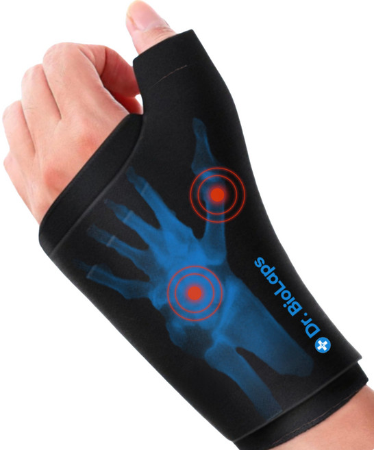 닥터바이오랩스 손목 냉찜질팩 온찜질팩 아이스 젤 슬리브, 1개