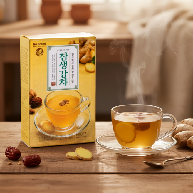 노브랜드 참생강차, 3개, 15g, 30개입