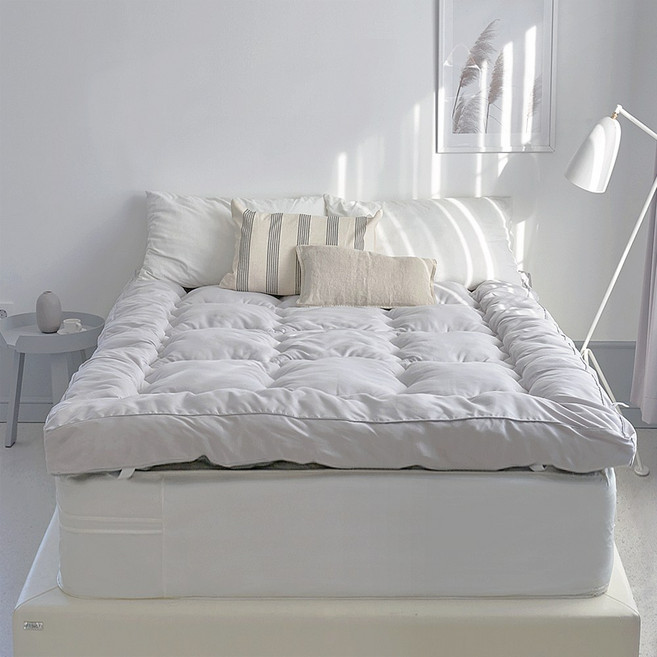 홈즈 시그니처 꿀잠 매트리스 토퍼, 화이트