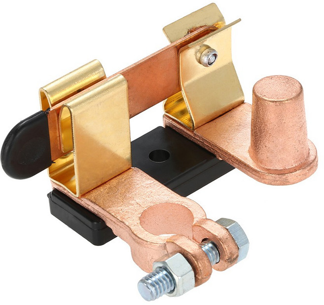 발통마켓 자동차 배터리 전원 차단장치 밧데리차단기 킬스위치 수직형, 1개