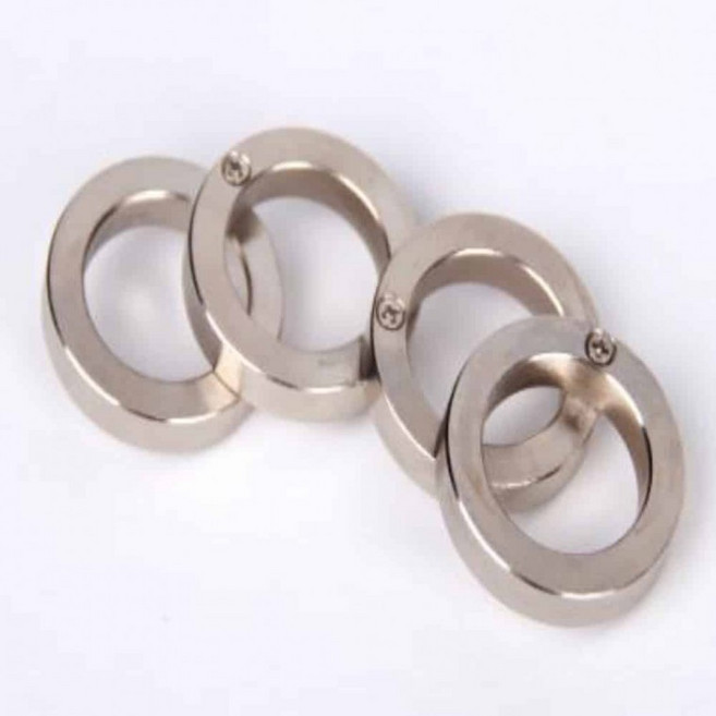 호신용 너클 반지 링 휴대용 무기 비상용 주먹너클, 1개