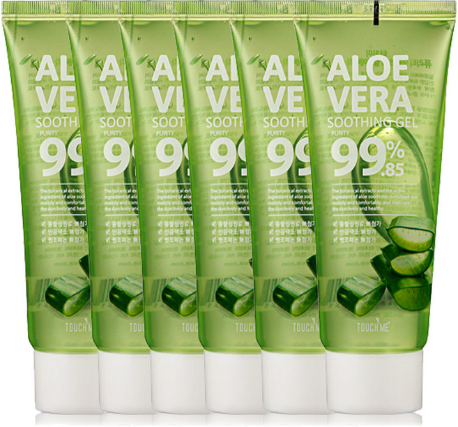 터치미 퓨리티 알로에베라 수딩 젤, 100ml, 6개