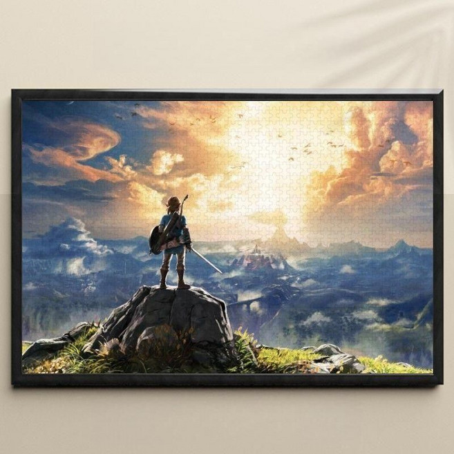 젤다의전설퍼즐1000피스 조각 직소 장난감 창의성, 1ZD