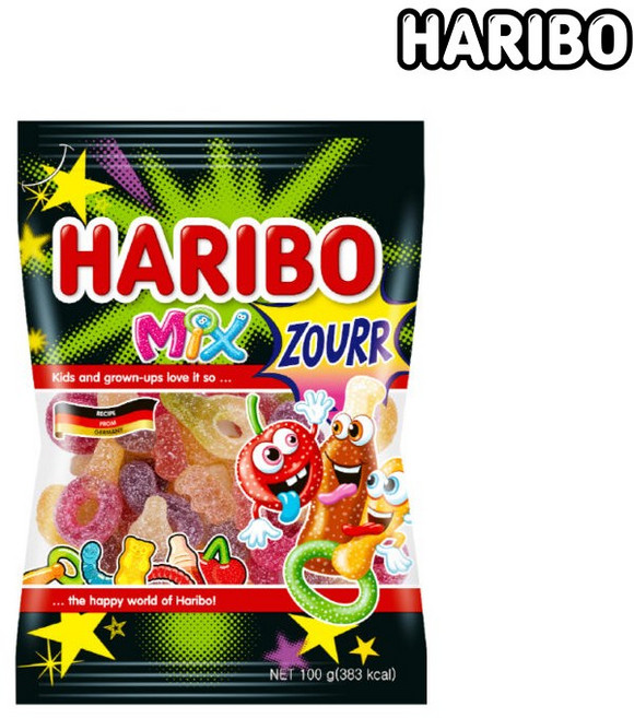하리보 믹스 사우어, 80g, 3개