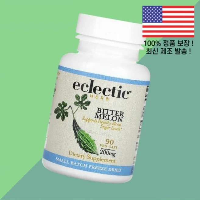 절충주의 허브 동결 드라이 건조 비터 멜론 200mg 90 식물성 베지캡슐 Eclectic Herb Freeze Dried Bitter Melon Veg Caps, 1 - 쿠팡
