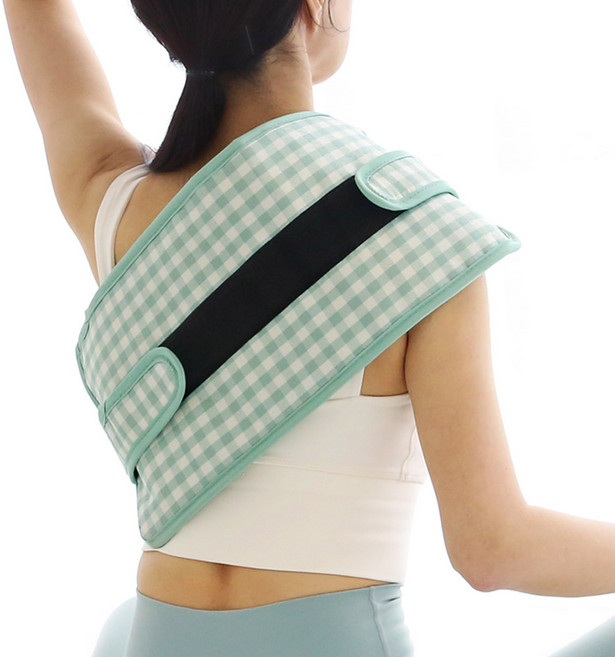 테슬테즐 황토 다용도 전기 온열 찜질기 민트체크, PM-2050