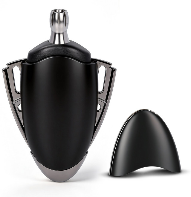 SERMER 남여 방구 안정 수동 코털 제거기, 블랙, B-153-2