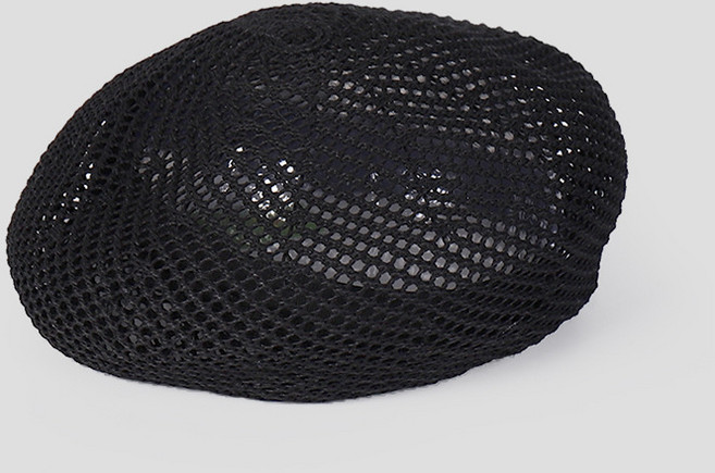 일본 심플 베레모자 여성 여름 얇은 펀칭 니트 베레모 영국화집모자