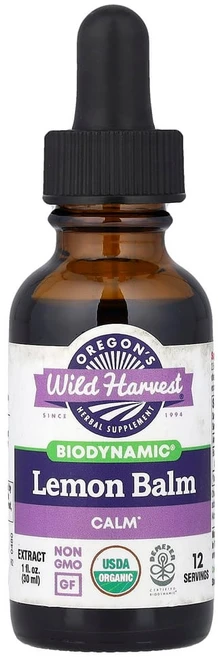 오레곤스와일드하베스트 Biodynamic 레몬밤 30ml(1fl oz), 1개, 30ml, OWH17032 - 쿠팡